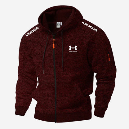 Casual hoodie with zip fastening – (Warehouse sale)