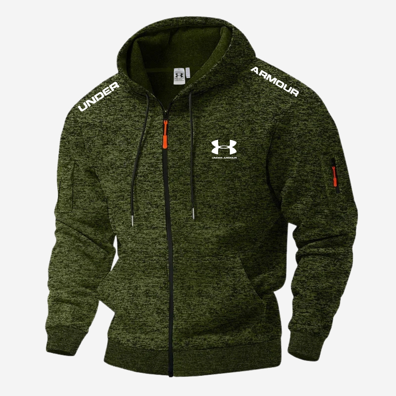 Casual hoodie with zip fastening – (Warehouse sale)