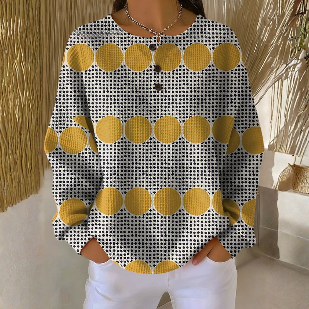 Maeve - Vintage Sweater with Geometric Pattern