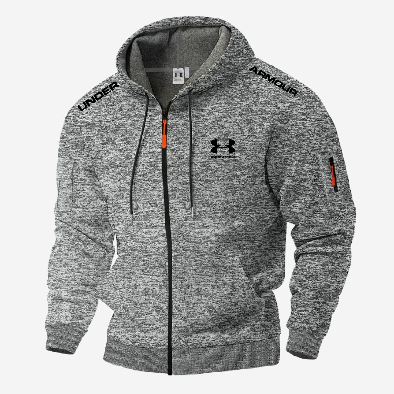 Casual hoodie with zip fastening – (Warehouse sale)