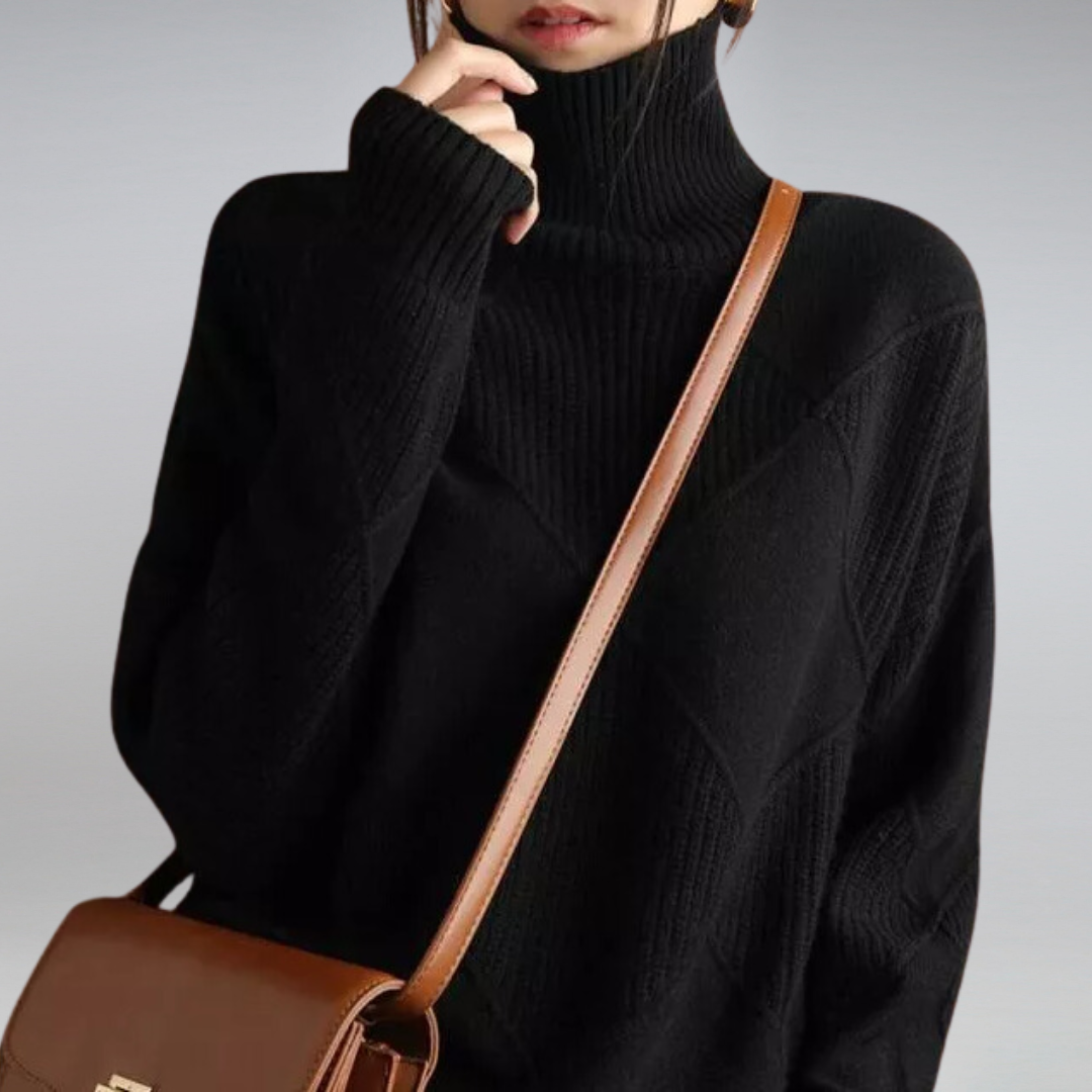 Elowen - Cosy Roll Neck Sweater