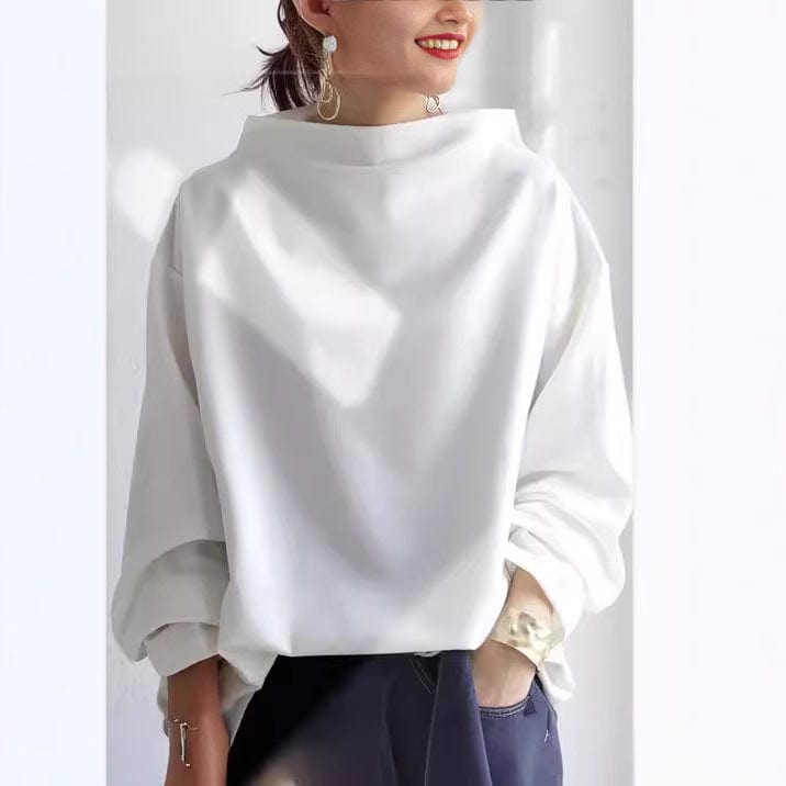 Soraya - Soft Knit Top with High Neck