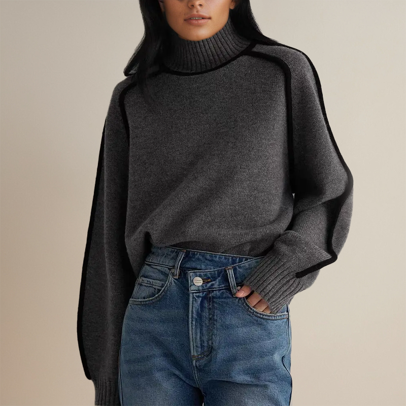 Hadley - Women's Roll Neck Sweater