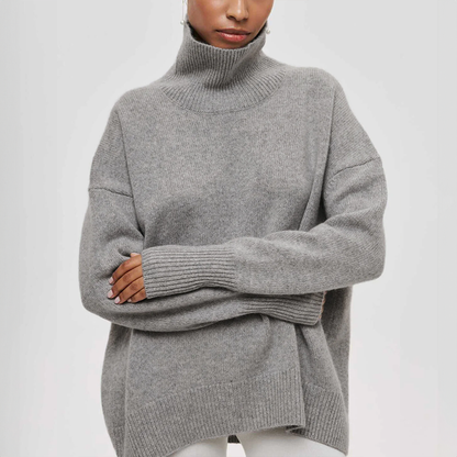 Blythe - Elegant Knitted Roll Neck Sweater
