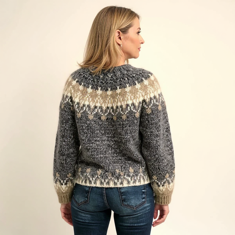 Thea  - Classic Icelandic Wool Sweater