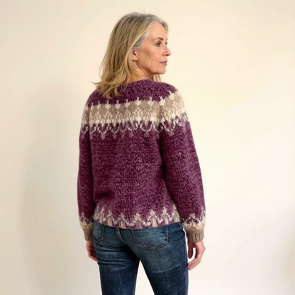 Thea  - Classic Icelandic Wool Sweater