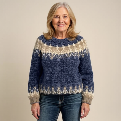 Thea  - Classic Icelandic Wool Sweater
