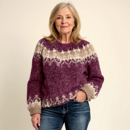 Thea  - Classic Icelandic Wool Sweater