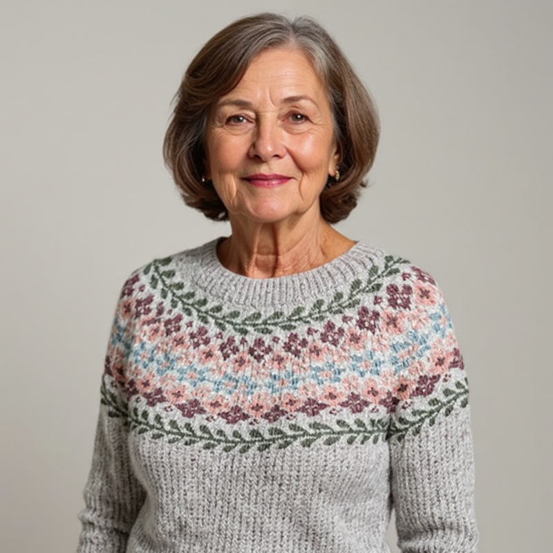 Vivienne  - Classic Icelandic Wool Sweater