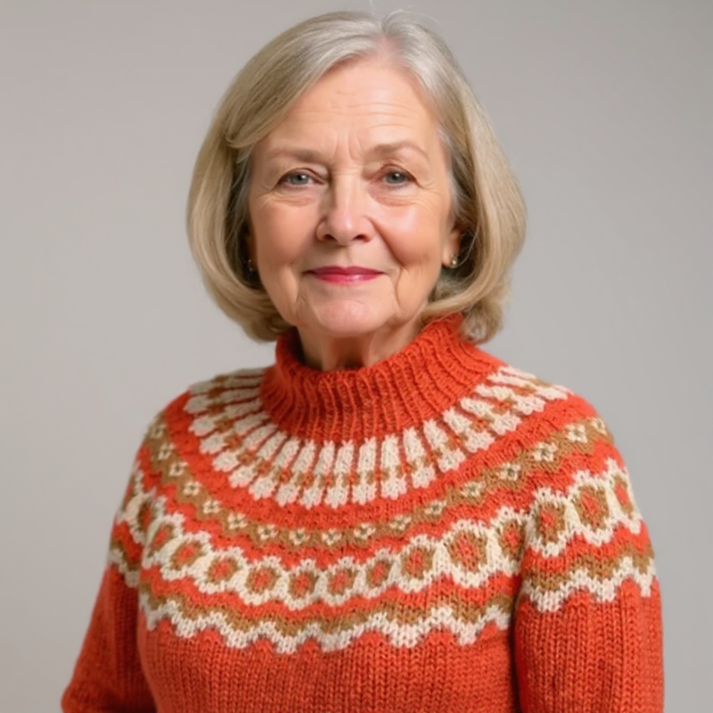 Clara  - Classic Icelandic Wool Sweater
