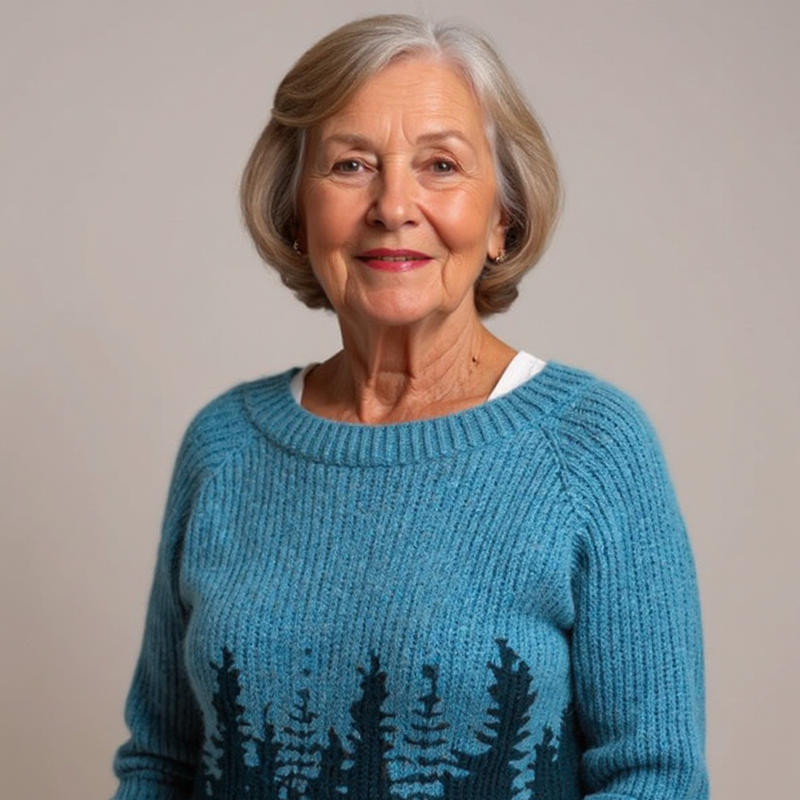 Kiara  - Classic Icelandic Wool Sweater
