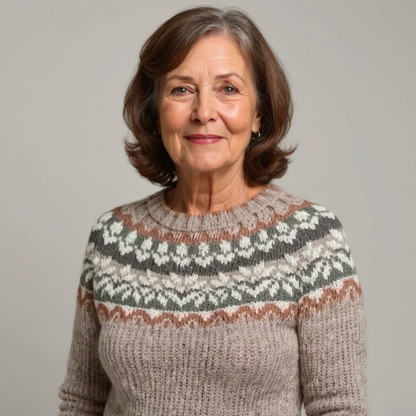 Eden - Classic Icelandic Wool Knit Sweater