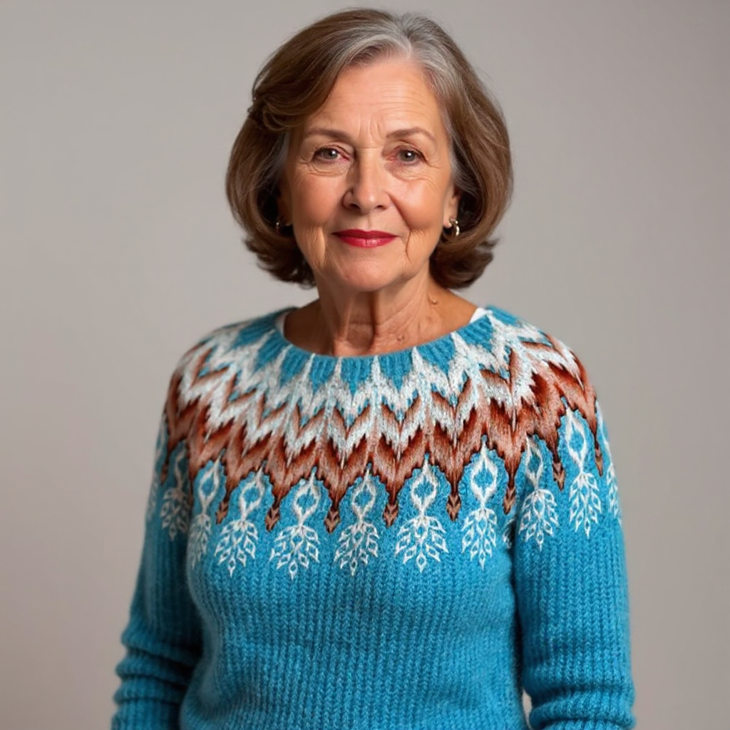 Bethany - Classic Icelandic Wool Knit Sweater